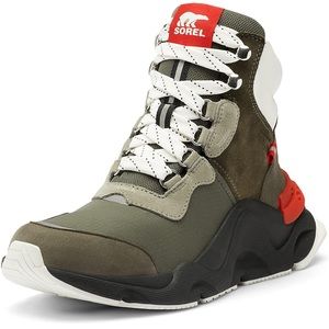 Sorel Women's Kinetic RNEGD Conquest Boot Waterproof Leather Winter Boots